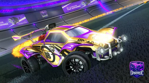 A Rocket League car design from huntRluke422