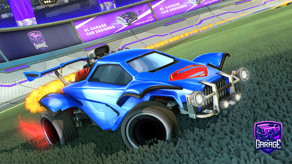 A Rocket League car design from Superman_360