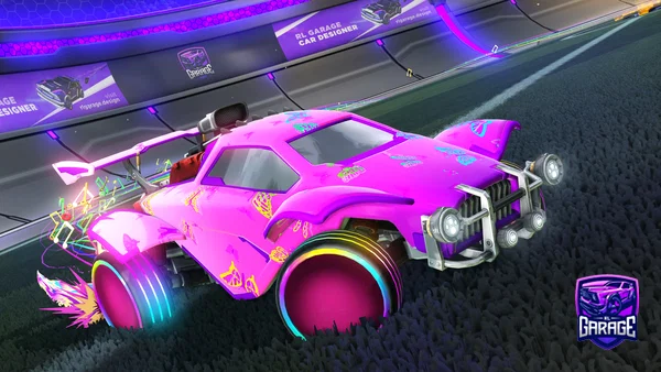 A Rocket League car design from Neko025