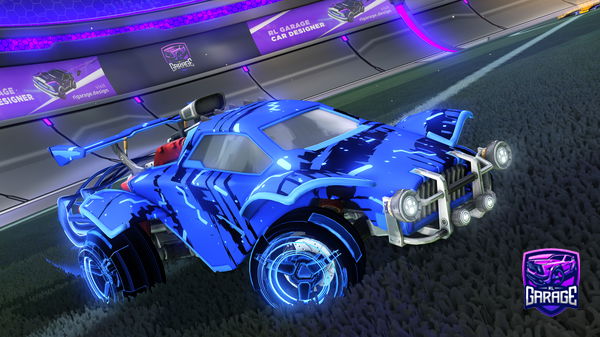 A Rocket League car design from umokitzme