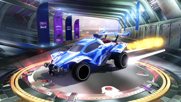 A Rocket League car design from messi66544