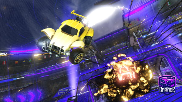 A Rocket League car design from JHJ24