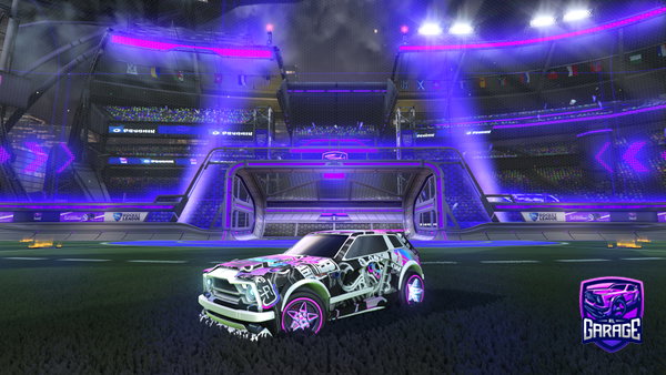 A Rocket League car design from MKWI_R1