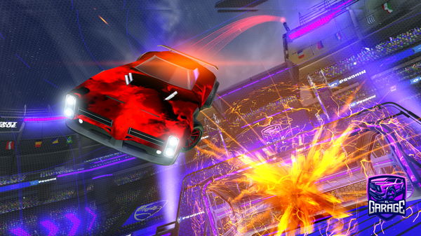 A Rocket League car design from Pablounty