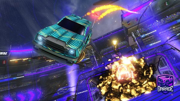 A Rocket League car design from TeaganF