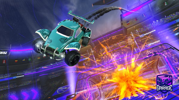A Rocket League car design from Sauceygocxy