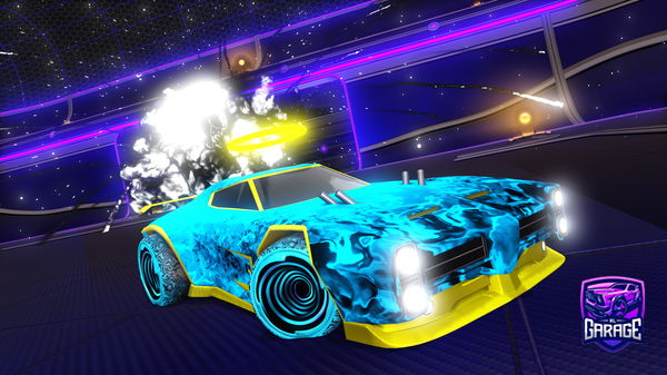 A Rocket League car design from Iceman365