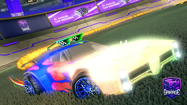 A Rocket League car design from Zambik
