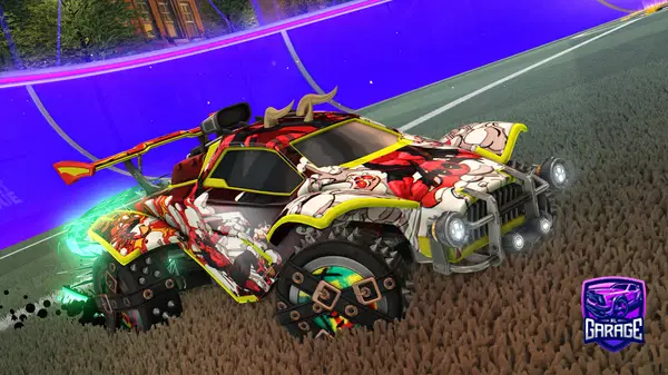 A Rocket League car design from CrspyChkn