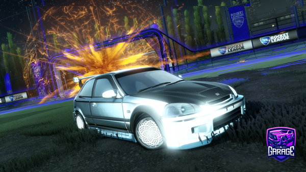 A Rocket League car design from GODViN