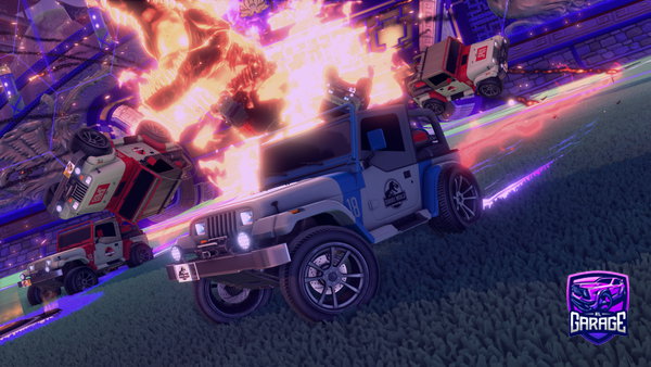 A Rocket League car design from kadesuii