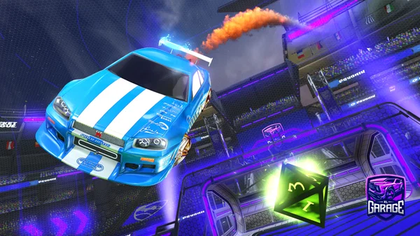 A Rocket League car design from hotdog1426