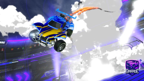 A Rocket League car design from Mobura