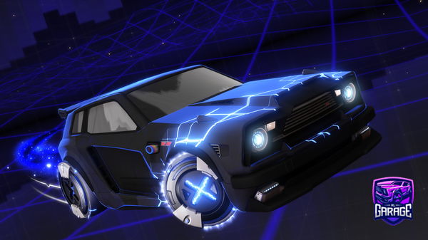 A Rocket League car design from ocloudedo