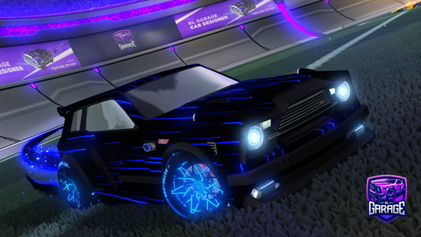 A Rocket League car design from VisPerGaudio