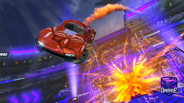 A Rocket League car design from scxrecrxw999