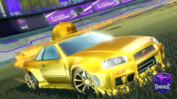 A Rocket League car design from AnirSol