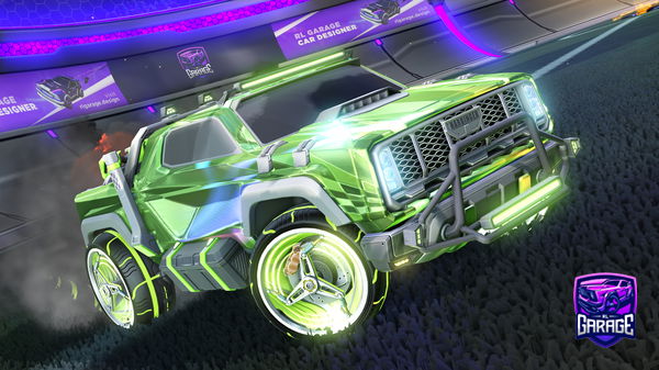 A Rocket League car design from NebbzulaYT