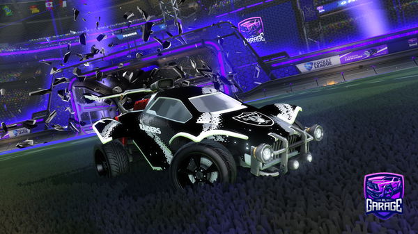 A Rocket League car design from X1C8-ateyou