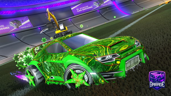 A Rocket League car design from poppylaloppy