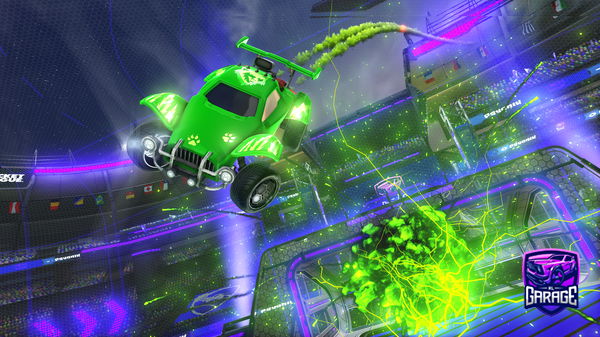 A Rocket League car design from DRACHENTRAX