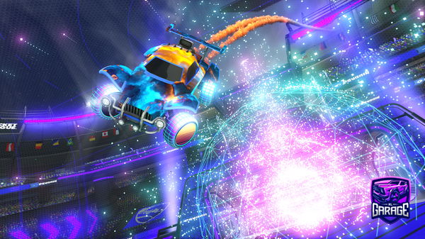 A Rocket League car design from WLF_playZ