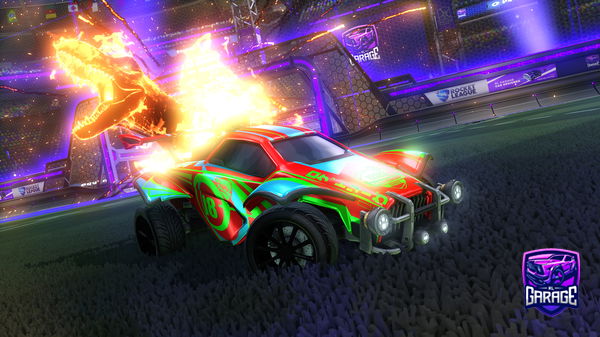 A Rocket League car design from Arjoo
