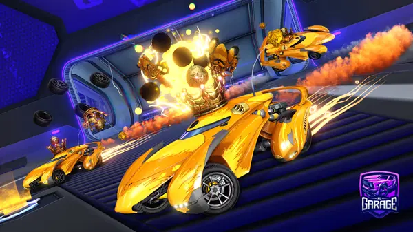 A Rocket League car design from RAYZORDRAGONXVI