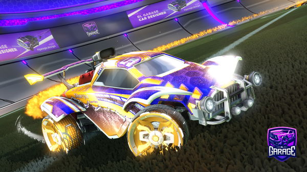 A Rocket League car design from Farriex