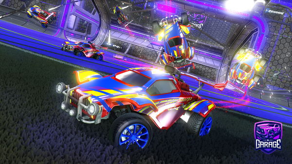 A Rocket League car design from Pacmology