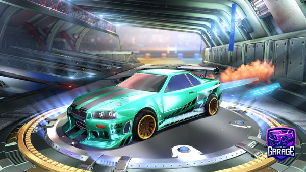 A Rocket League car design from xezoTheW