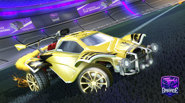 A Rocket League car design from Monji12