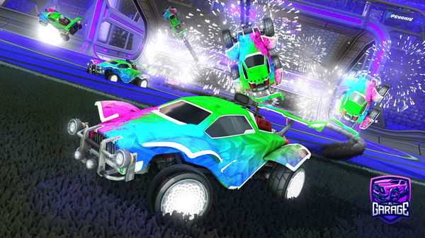 A Rocket League car design from Piggywigly