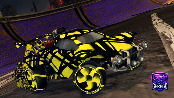 A Rocket League car design from MrRogers143