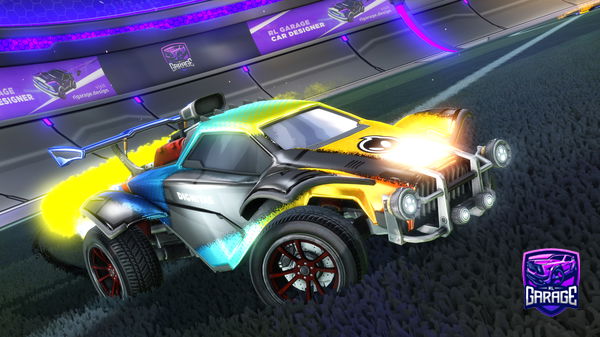 A Rocket League car design from RobinYT_09