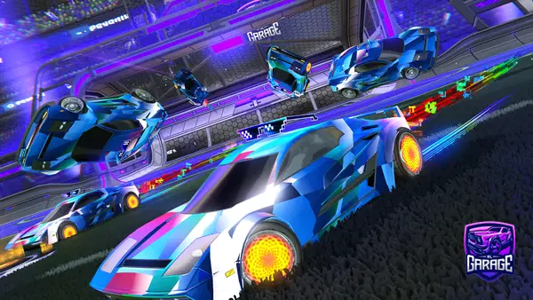 A Rocket League car design from Jirachi0719