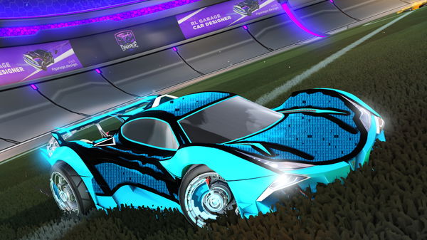 A Rocket League car design from GoBlitzy
