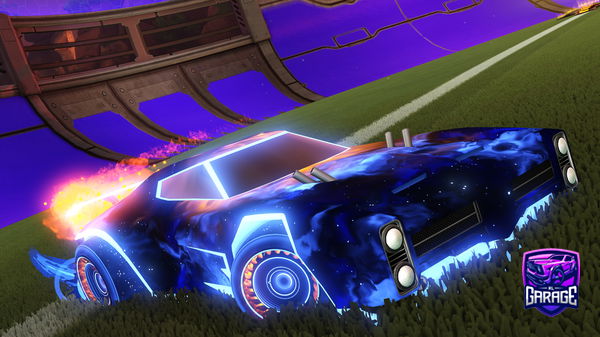 A Rocket League car design from stova