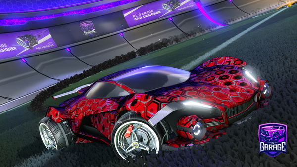 A Rocket League car design from JVKE5K1