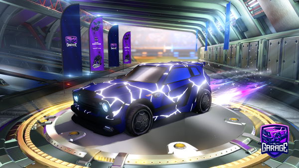 A Rocket League car design from Migalha19