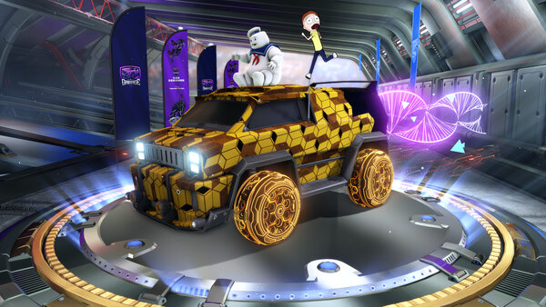 A Rocket League car design from LIGHTMCRCRN