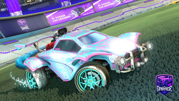 A Rocket League car design from ItsGiuze