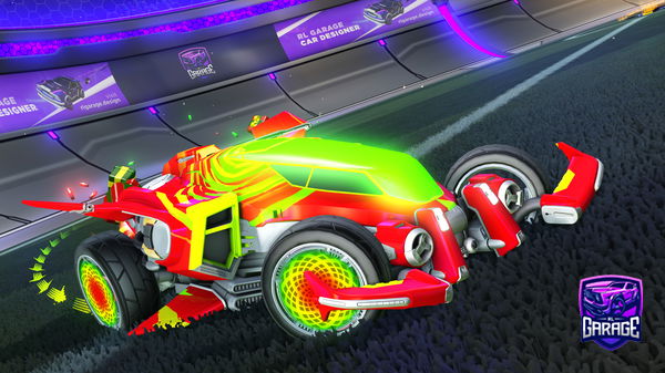 A Rocket League car design from Pie3032