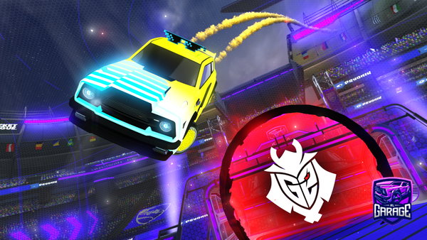 A Rocket League car design from Dylanlomas