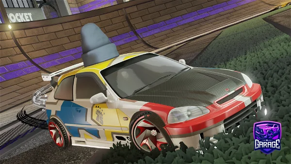 A Rocket League car design from Delinquent