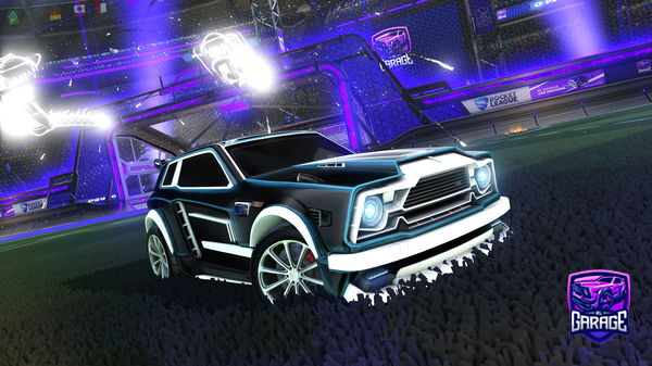 A Rocket League car design from OrangeJuice923