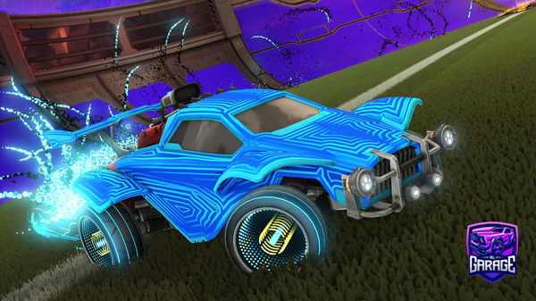 A Rocket League car design from Yowasgoodiegoodie