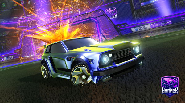 A Rocket League car design from ScaryXLL