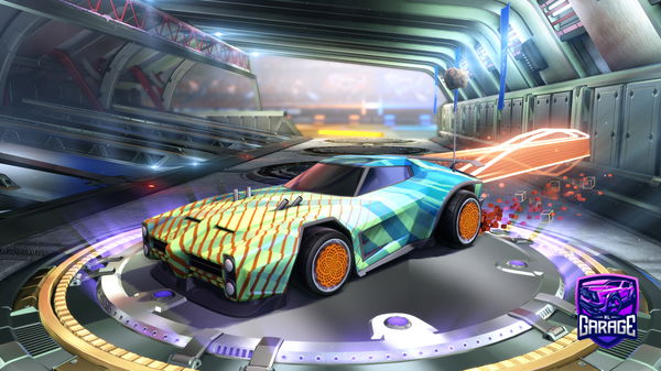 A Rocket League car design from Electroxical