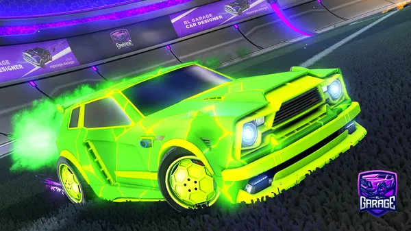 A Rocket League car design from Paukku